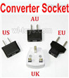 UDI RC 1603 Standard Adapter Universal Converter Socket. UDI 1603 1/16 Rally Car Accessories..